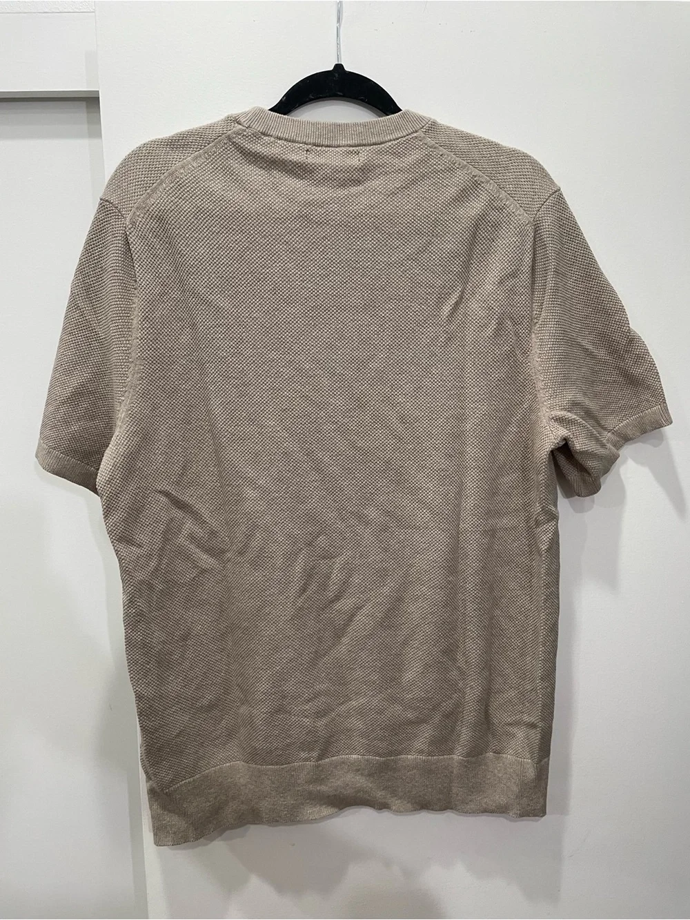 Banana Republic Tan Short-Sleeve Knit Tee